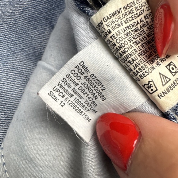 Bandolino Jeans Women 12 Rhinestone Pockets High Rise Boot Cut Tatum 2000s Y2K - Picture 6 of 12